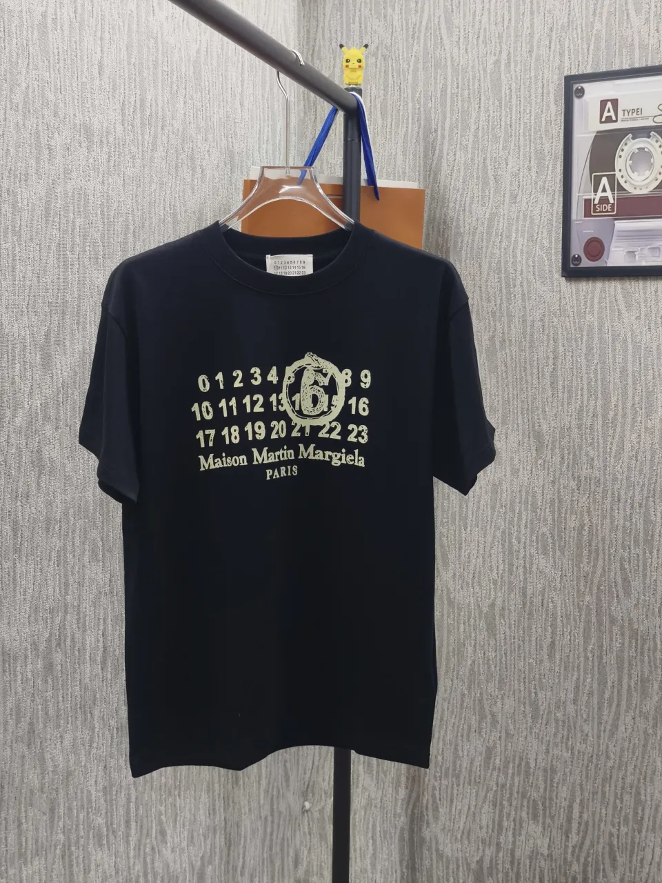 P80🌈🌈 MM 6/ New Arrival logo -【 32 】 - 320G 🔥 Logo ， - ：Black White - Size：S M L XL XXL - : ，os ， Same Style， Quality - Same Style